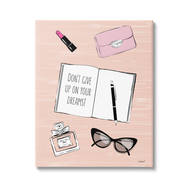 Don't Don't Up Dreams, Toile tendue, H 16 po x l 20 po