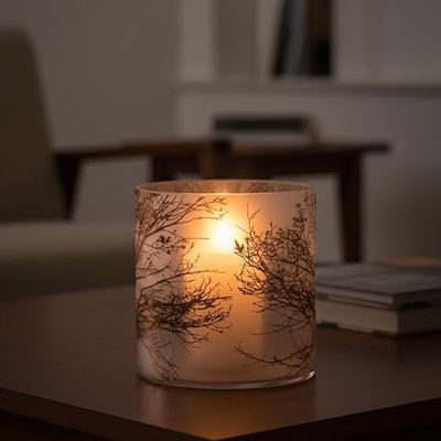 Windlicht aus Glas