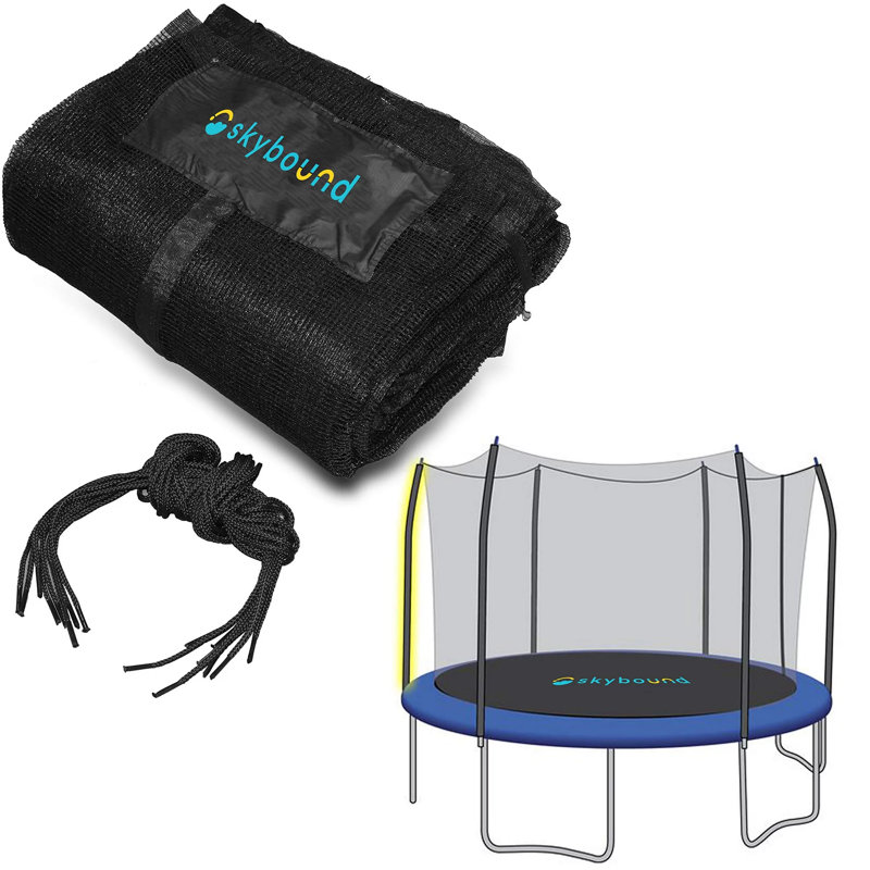 14-Foot Round Trampoline with Safety Enclosure Net