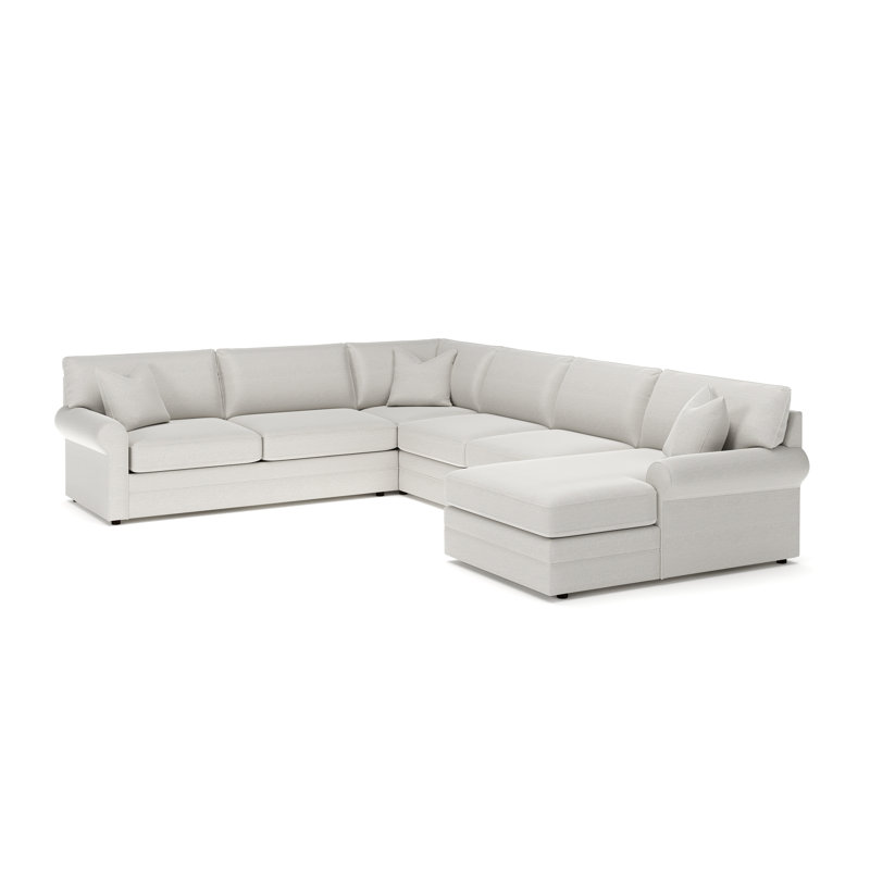 Canapé modulaire 4 pièces Comfy, Orienté à droite, Ivoire Drusky