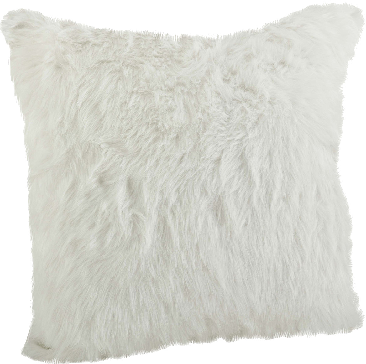 Lecia 20" x 20" Throw Pillow, White