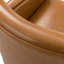 Fauteuil club pivotant en cuir Tessler-729486176