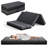 Modern Fabric Convertible Sleeper Sofa Bed, Foldable with 4 in Single Floor Mattress