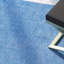 Tapis bleu touffeté à la main Areli-22512303