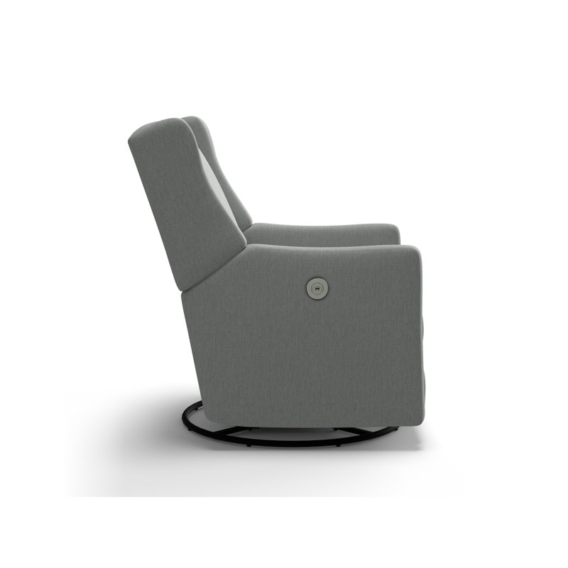 Fauteuil inclinable électrique Andrina, Chenille radicale gris cendre performance