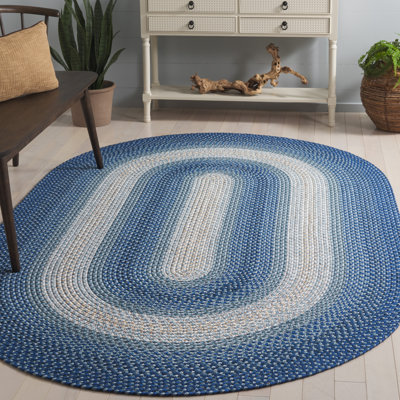 Tapis intérieur / extérieur à rayures Emeryville Performance