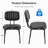  Amous Flaux Leather Upholstered Dining Chairs-664490630