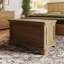 Joulon Ottoman Blanket Box. 91cm Wide. Solid Wood. Oak Top. Fully Assembled.-914410392