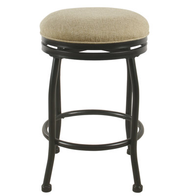 Nicki Swivel Upholstered Counter Stool