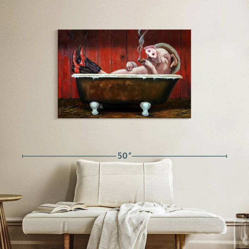 Brampt Hog Heaven, 26" H x 39" W