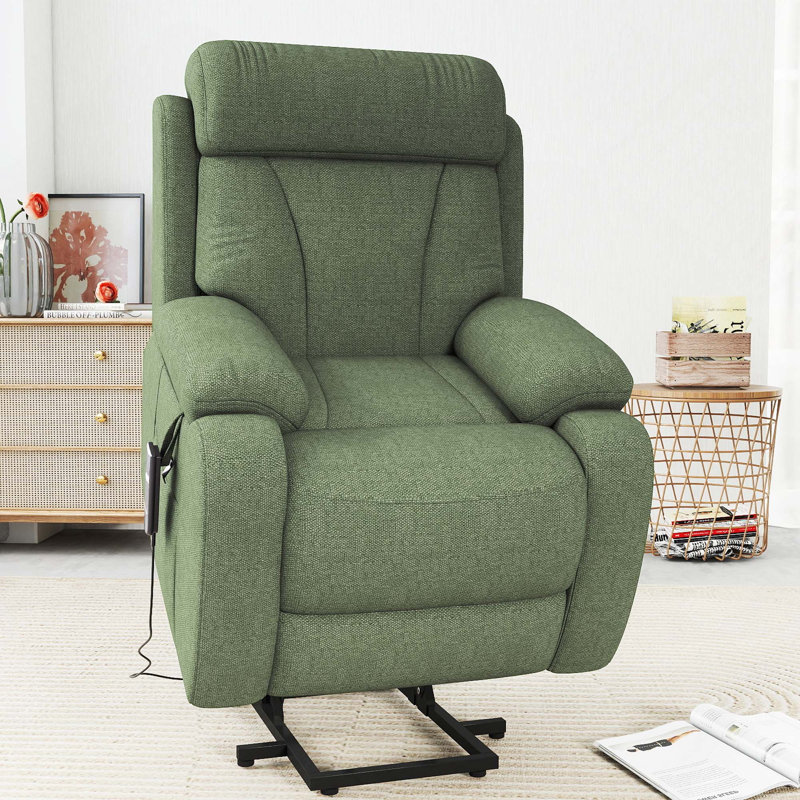 Fauteuil inclinable à télécommande électrique avec poches latérales et télécommande pour les personnes âgées et les petits espaces