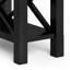 Kitchener - Table d'appoint étroite - Noir