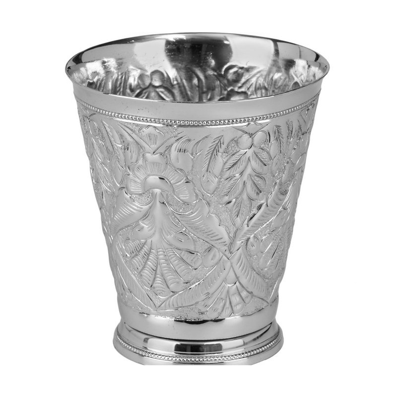 Nora Metal Pot Planter, 6.7" H x 6.3" W x 5.9" D