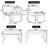 Outdoor Backyard Patio Wood 5-Piece Sectional Sofa Seating Group Set With Cushions, Cushions-1797669955