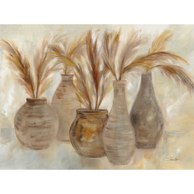 «Grasses And Basquets Crop» par Silvia Vassileva, reproduction sur toile tendue