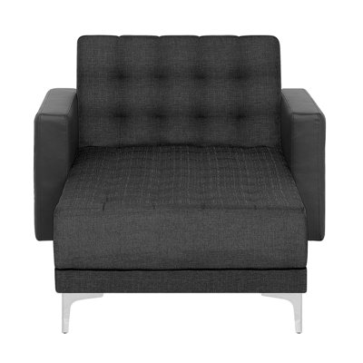 Finnegan Faux Leather Chaise Lounge