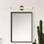 Vire 24-in Black dimmable LED Wall Sconce-726240512