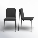 Kerey 18.5'' H Fabric Upholstered Metal Side Chair