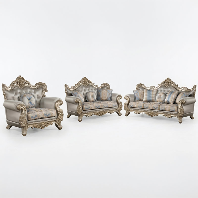 Ensemble de salon 3 pièces Bellara, 3 Pieces: Loveseat, Sofa, Chair