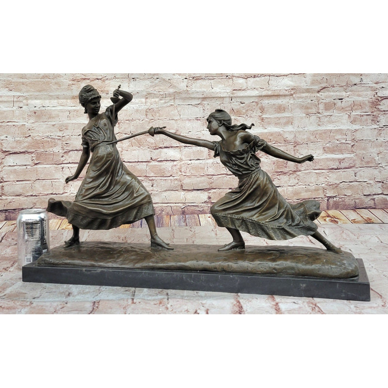 Figurine féminine femmes Fatales bronze d'après Edward Drouot