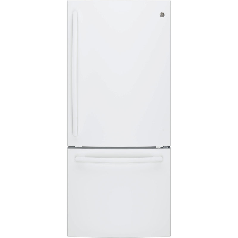 30" Energy Star® Bottom Freezer 21 cu. ft. Refrigerator, White