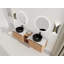Meuble-lavabo mural avec lavabo d'art en céramique et 1 tablette de rangement-1867106453-1867106455