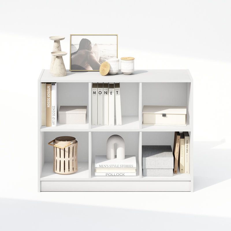 Hannans Book Display Bookcase, White