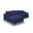 Navy blue 100 % polyester