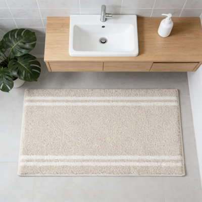 Non-Slip Bathroom Rug Mat, Super Absorbent And Quick Dry, Machine Washable Shaggy Microfiber, Extra Soft Plush Bath Mat For Shower, Bathtub And Sink