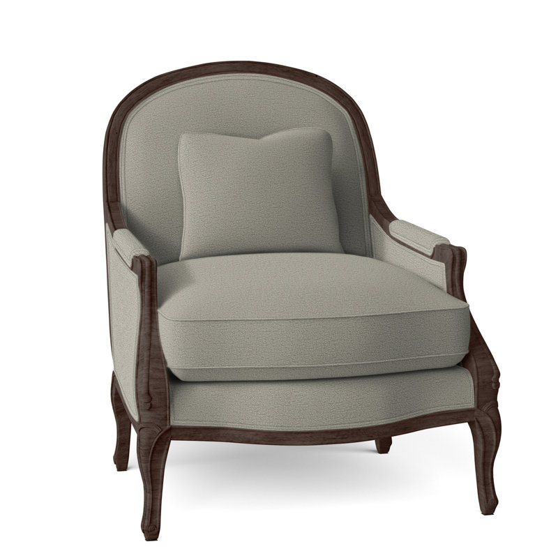 Fauteuil l 33,5 po Adair, Perigold Lirico Oyster, Tabac