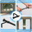 Delquan Matte Black Curtain Track/Rail