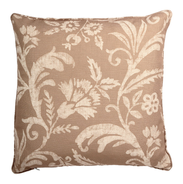 Dublin Square Pillow Cover & Insert, Beige