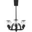Lustre classique à 8 lumières avec accents de cristal Athow-533372126