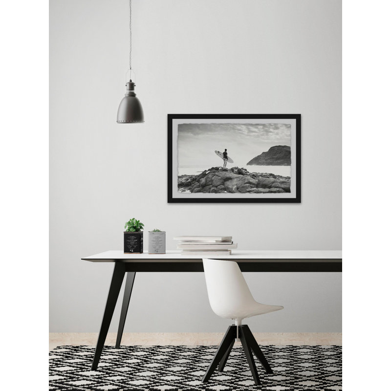 Feed My Soul by Morgan Hartley - Print, 41cm H x 61cm W x 4cm D, Black Framed Paper with Deckled Edges