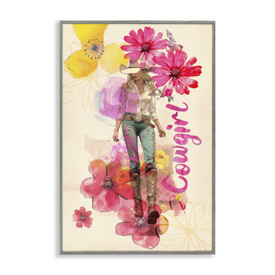 Art de giclée de cow-boy fantaisiste par Andrea Haase
