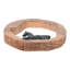 Amanie Figurine décorative sur sculpture ronde en bois pour la décoration intérieure