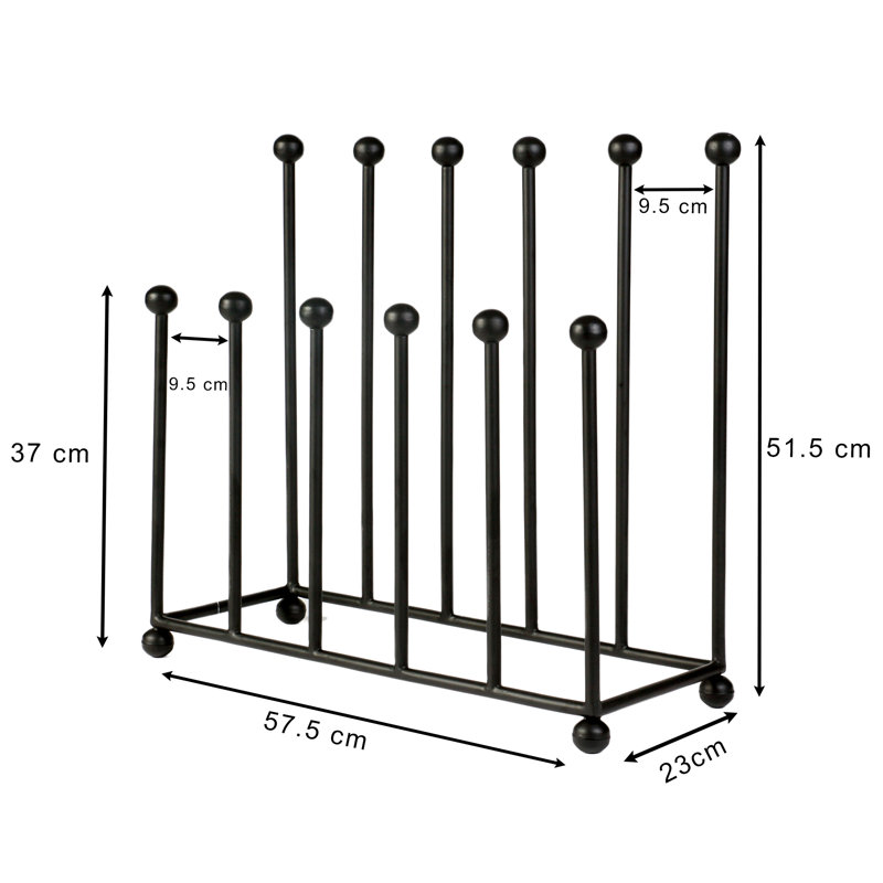 6 Pair Shoe Rack