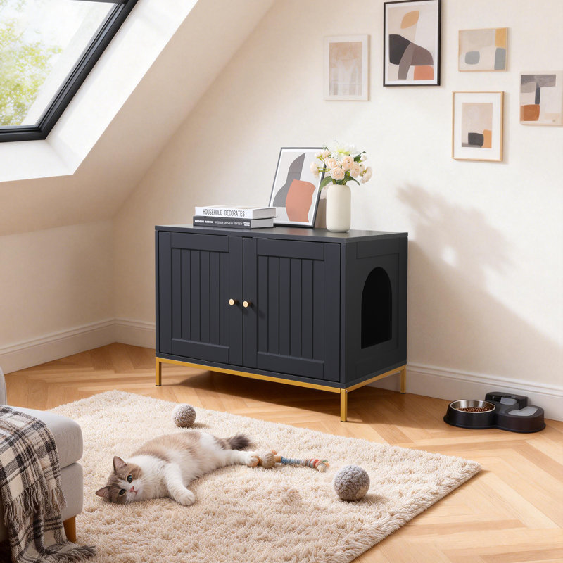 Modern Cat Litter Box Enclosure