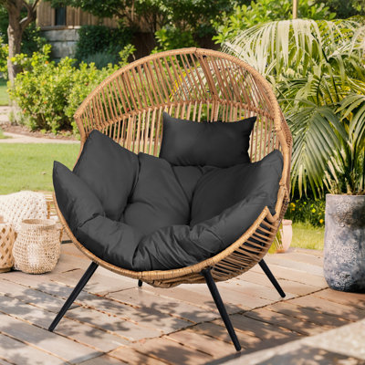 Fauteuil à œufs avec coussin Casi
