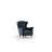 Modern Wing Chair, Anthracite Velvet, 30.3 x 38.6 x 31.5 inches | Beech Wood Frame & Legs | 100% Polyester Easy Clean Fabric | 32 DNS Foam for Comfort | Perfect for Living Room, Hotel & Traditional Spaces-91226536