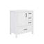 Armoire de rangement pour meuble-lavabo 30 po avec 3 tiroirs et plateau amovible-894864534