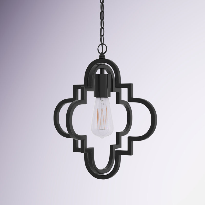 Kempner 1 - Light Pendant, 15.4" H x 11" W x 11" D, Black