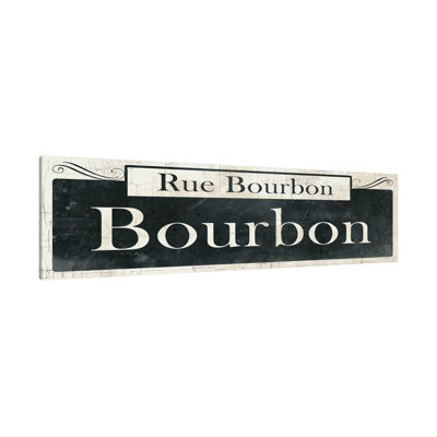«French Quarter Sign I» par Wild Apple Portfolio - impression sur toile tendue