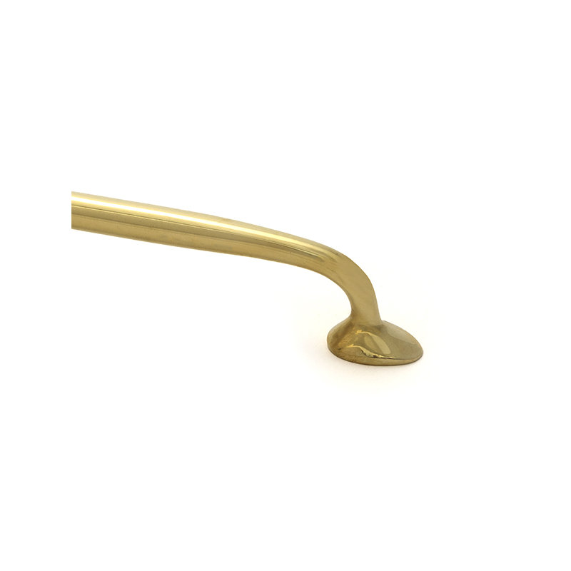 Moore Handle Pull, Polished Brass, 8.8"