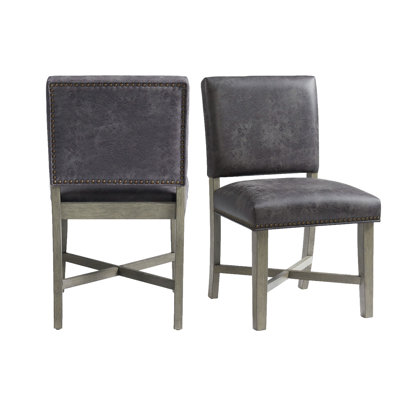 Chaise d'appoint grise Spady