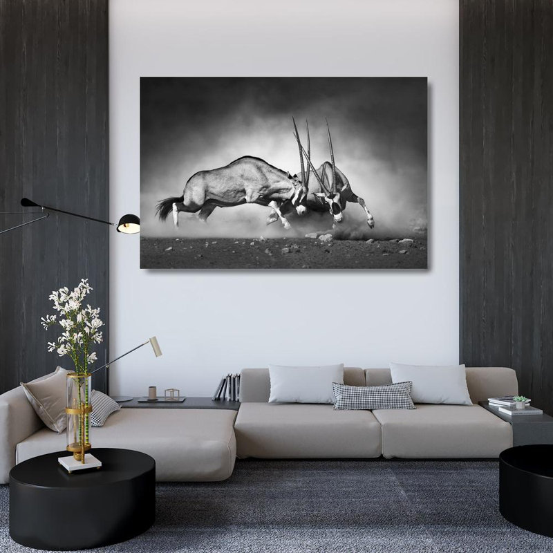 Art sur toile tendue avec toile «Fabrikken» par Millwood Pines Design, H 33 po x l 48 po