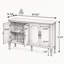 Buffet Mid-Century en bois avec 4 portes et 5 tablettes réglables