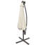 Prater 3m Cream Cantilever Parasol with Lights