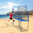 Freestanding Volleyball Training Practice Net With Carrying Bag-110359416