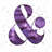 Ampersand - 32"x32" art on canvas